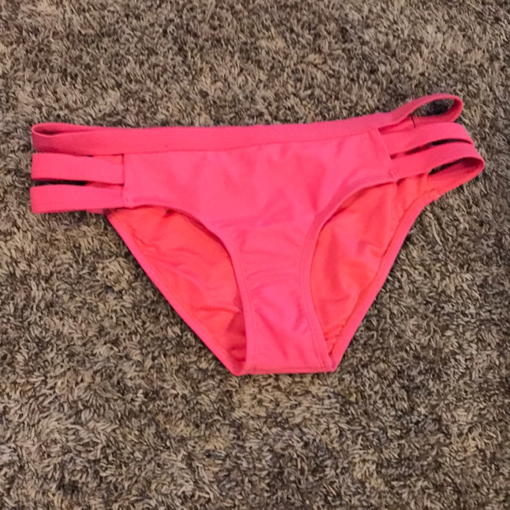 Express | coral cheeky swim bottom